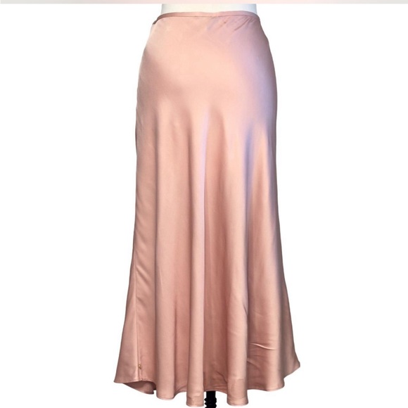 Scotch & Soda Silk midi skirt baby pink - Picture 8 of 8